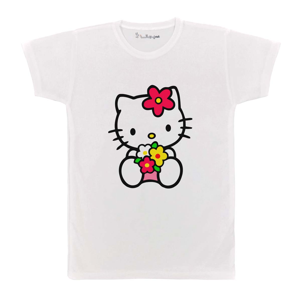 تی شرت بچگانه پرمانه طرح Kitty کد pmt.2430