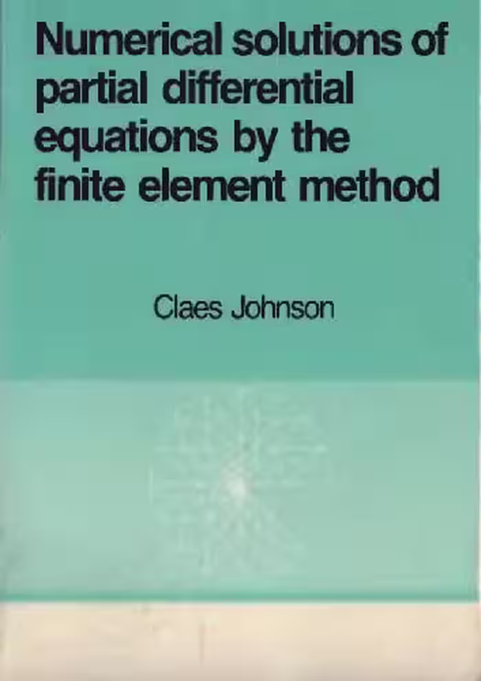 خرید و دانلود نسخه کامل کتاب Numerical solution of partial differential equations by the finite element method