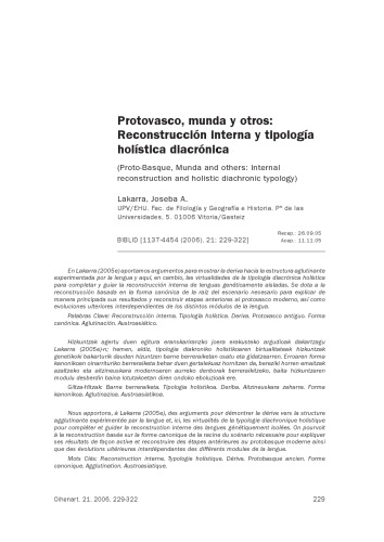 خرید و دانلود نسخه کامل کتاب Protovasco, munda y otros: Reconstrucción interna y tipología holística diacrónica