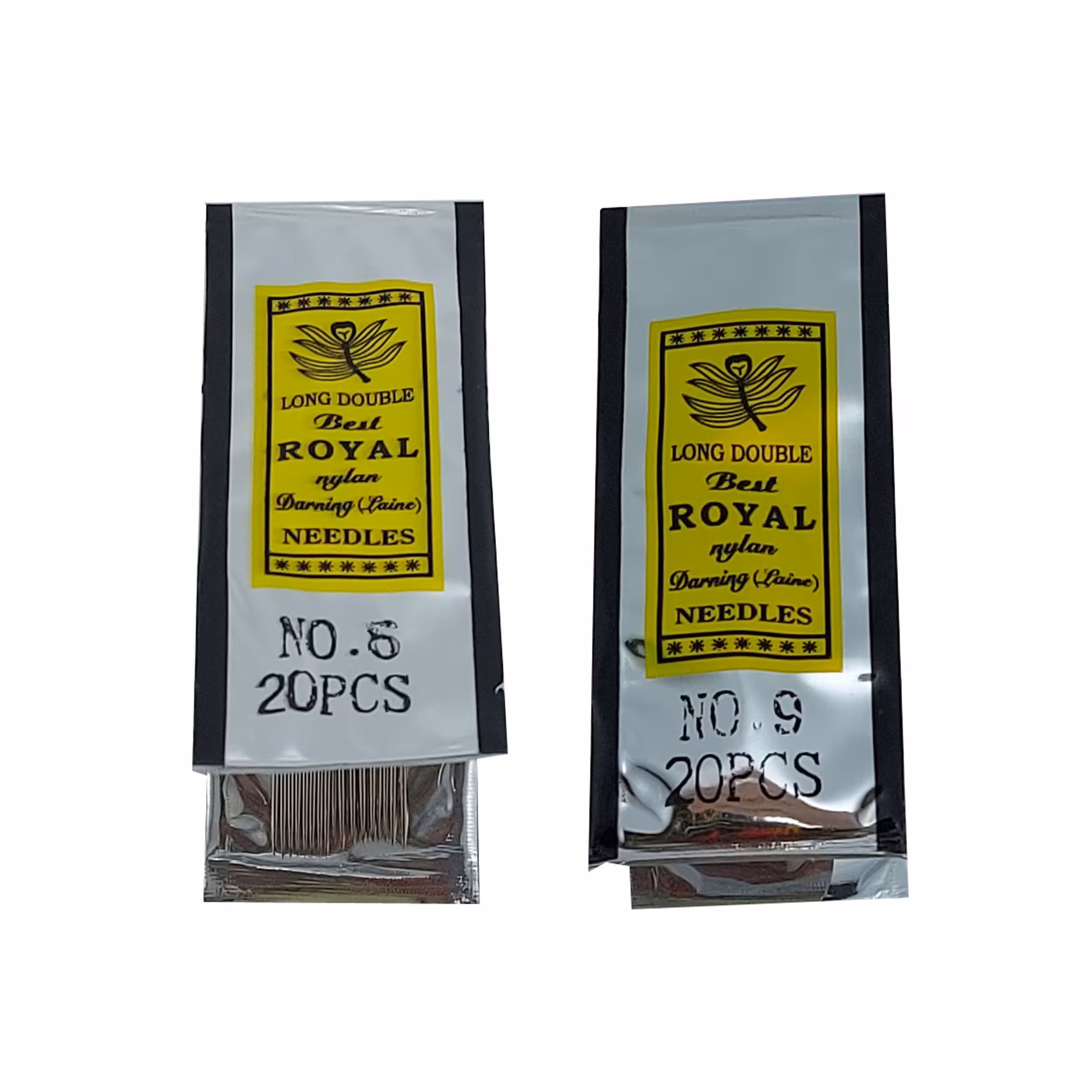 سوزن خیاطی رویال مدل R69 دو بسته 20 عددی