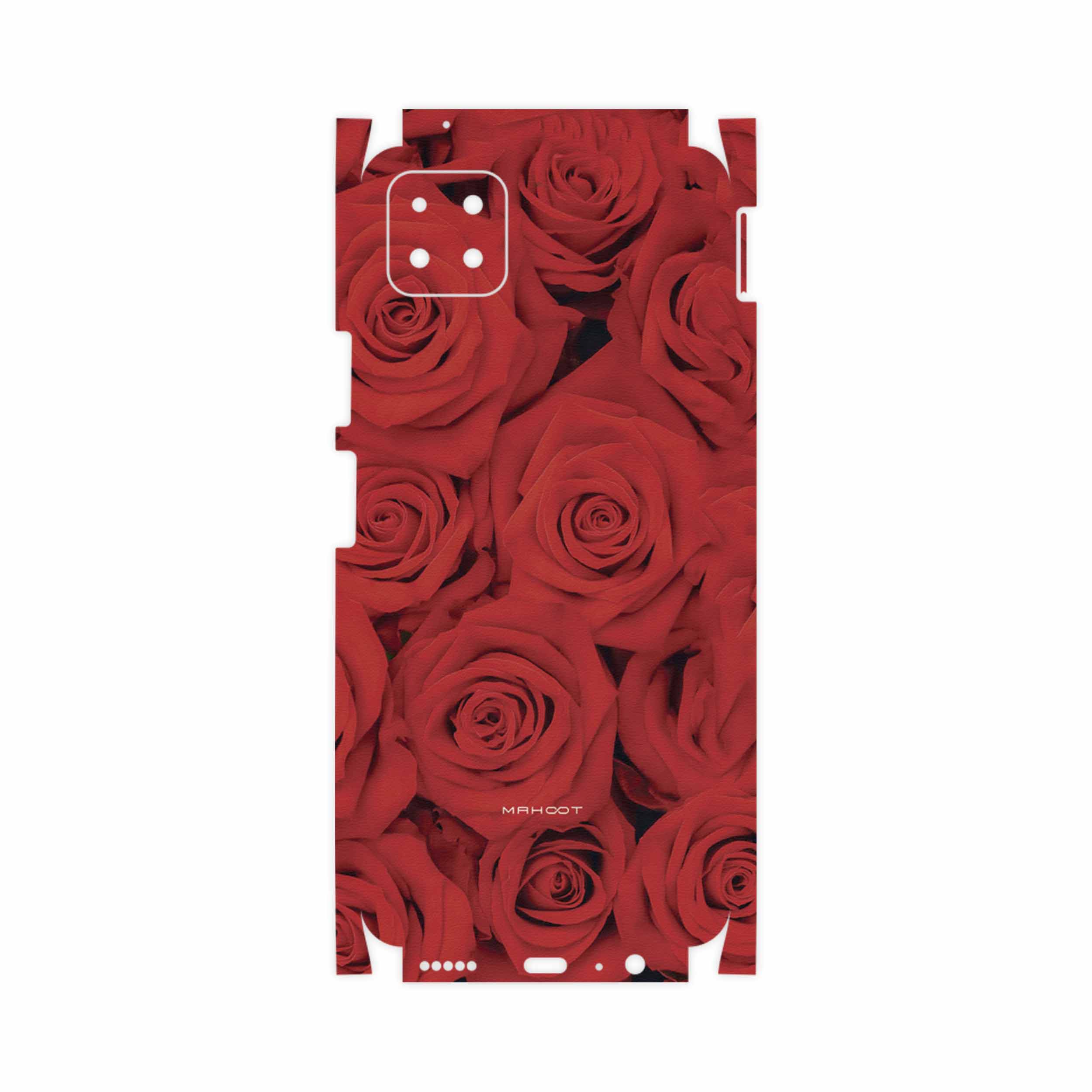 برچسب پوششی ماهوت مدل Red-Flower-FullSkin مناسب برای گوشی موبایل هوآوی Nova Y60