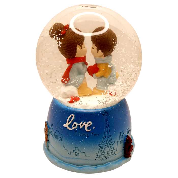 گوی موزیکال مدل پمپی Love طرح عشق و شادی کد PB4022