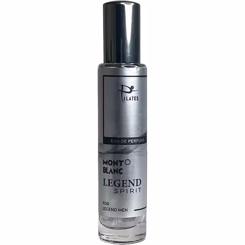 عطر جیبی مردانه پیلاتس مدل مونت بلنک لجند اسپیریت حجم 22 میلی لیتر