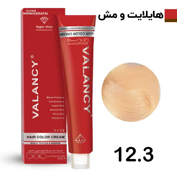 والانسی رنگ مو هایلایت شماره 123