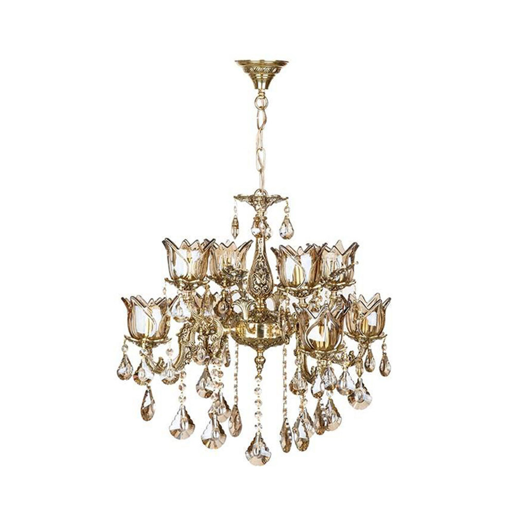 لوستر ۱۲ شعله چشمه نور کد C2702/6-B