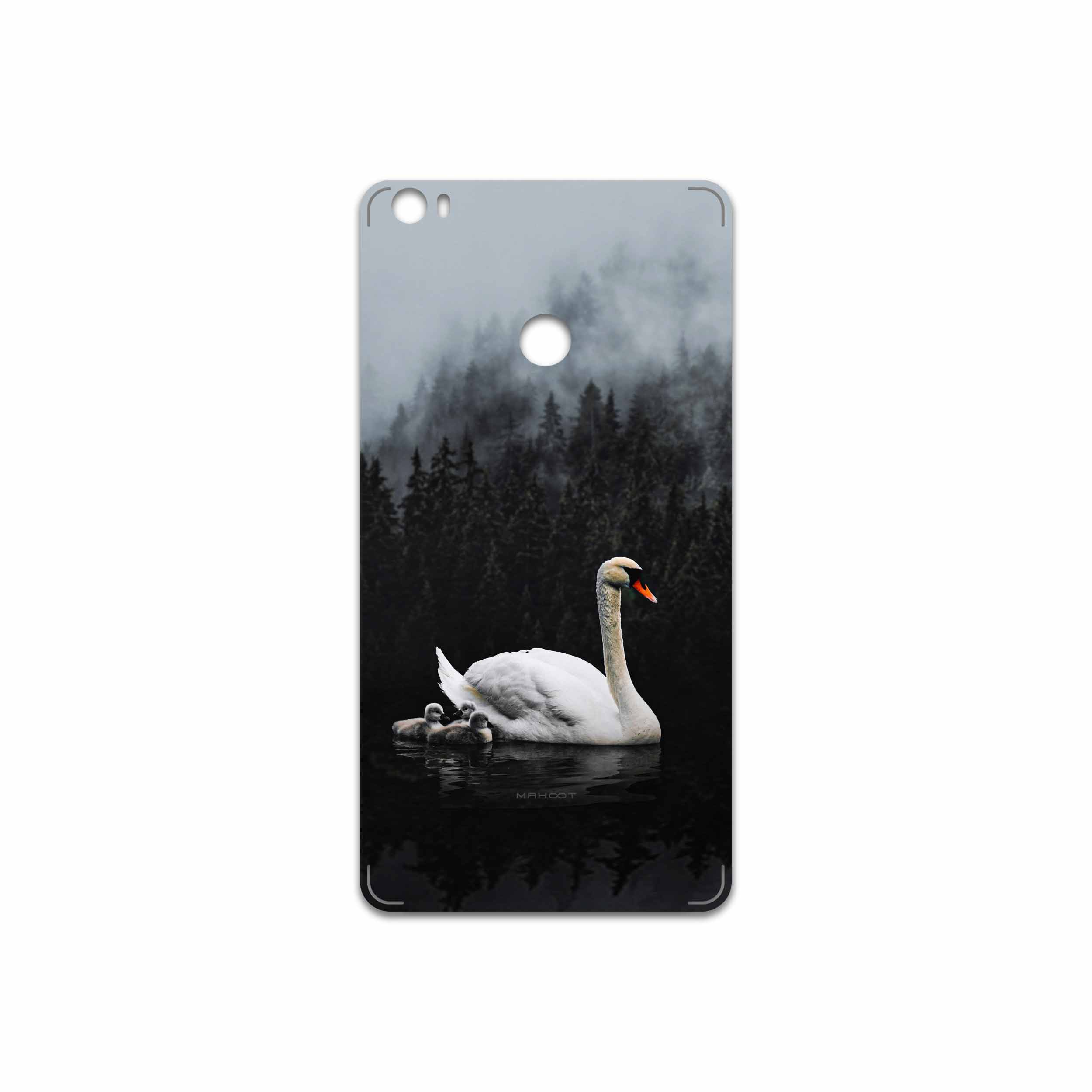 برچسب پوششی ماهوت مدل Swan Lake مناسب برای گوشی موبایل شیائومی Mi Max