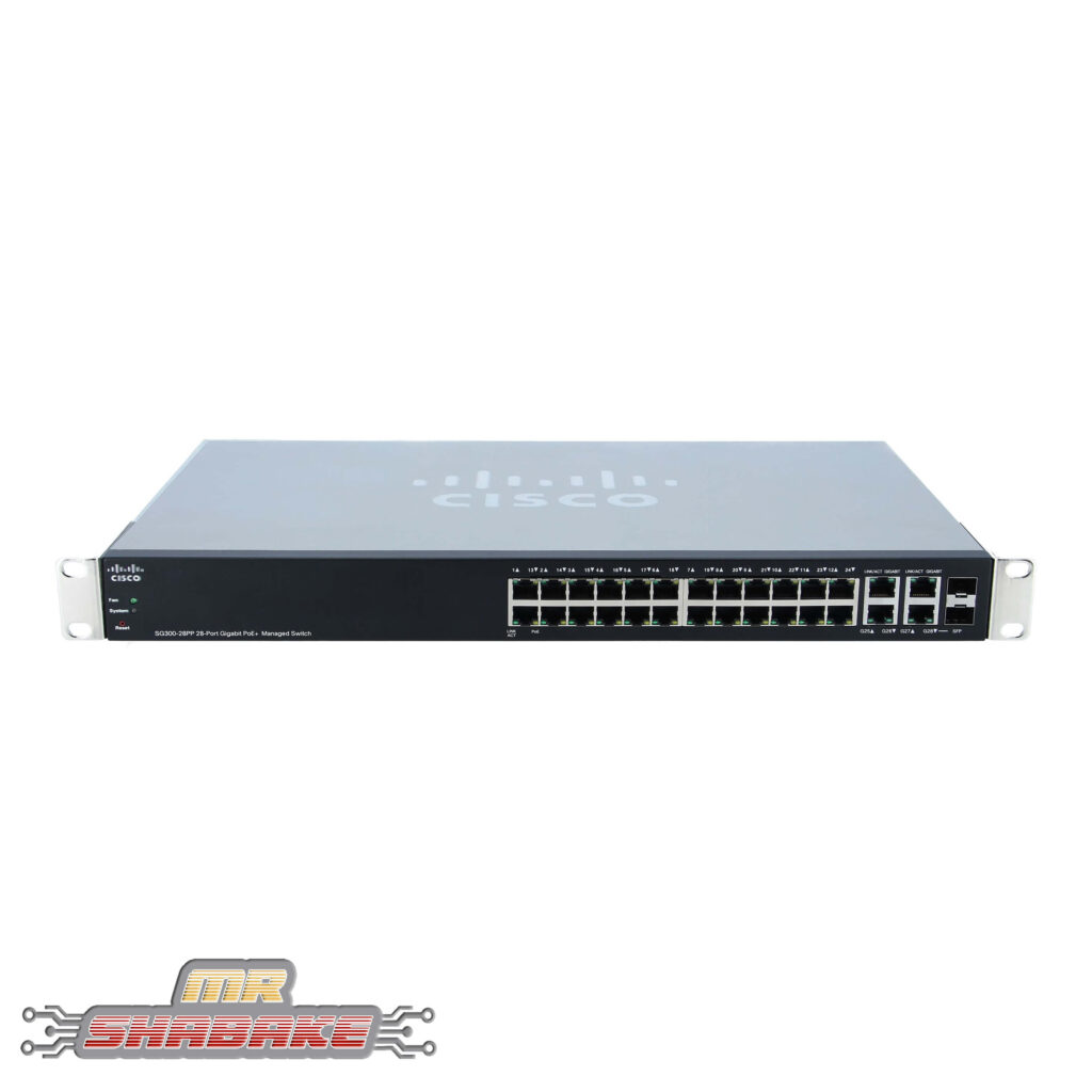 قیمت و خرید سوئیچ سیسکو SG300-28PP | مسترشبکه