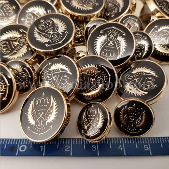 دکمه پایه دار کت طرح دار 2 سایز