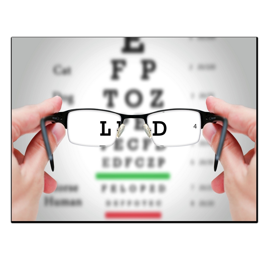 تابلو شاسی بکلیت طرح بینایی سنجی چارت اسنلن مدل SH-12527