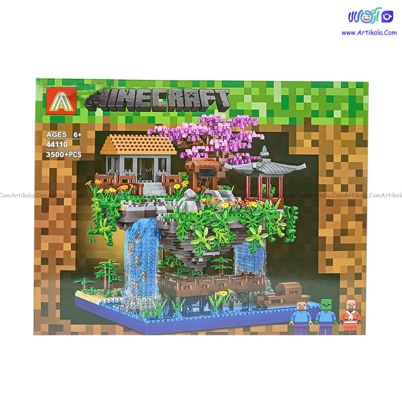 لگو ماینکرافت کلبه جنگلی 3500 قطعه مدل 44110
