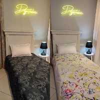 لحاف یک نفره طرح اسلیمی رنگارنگ