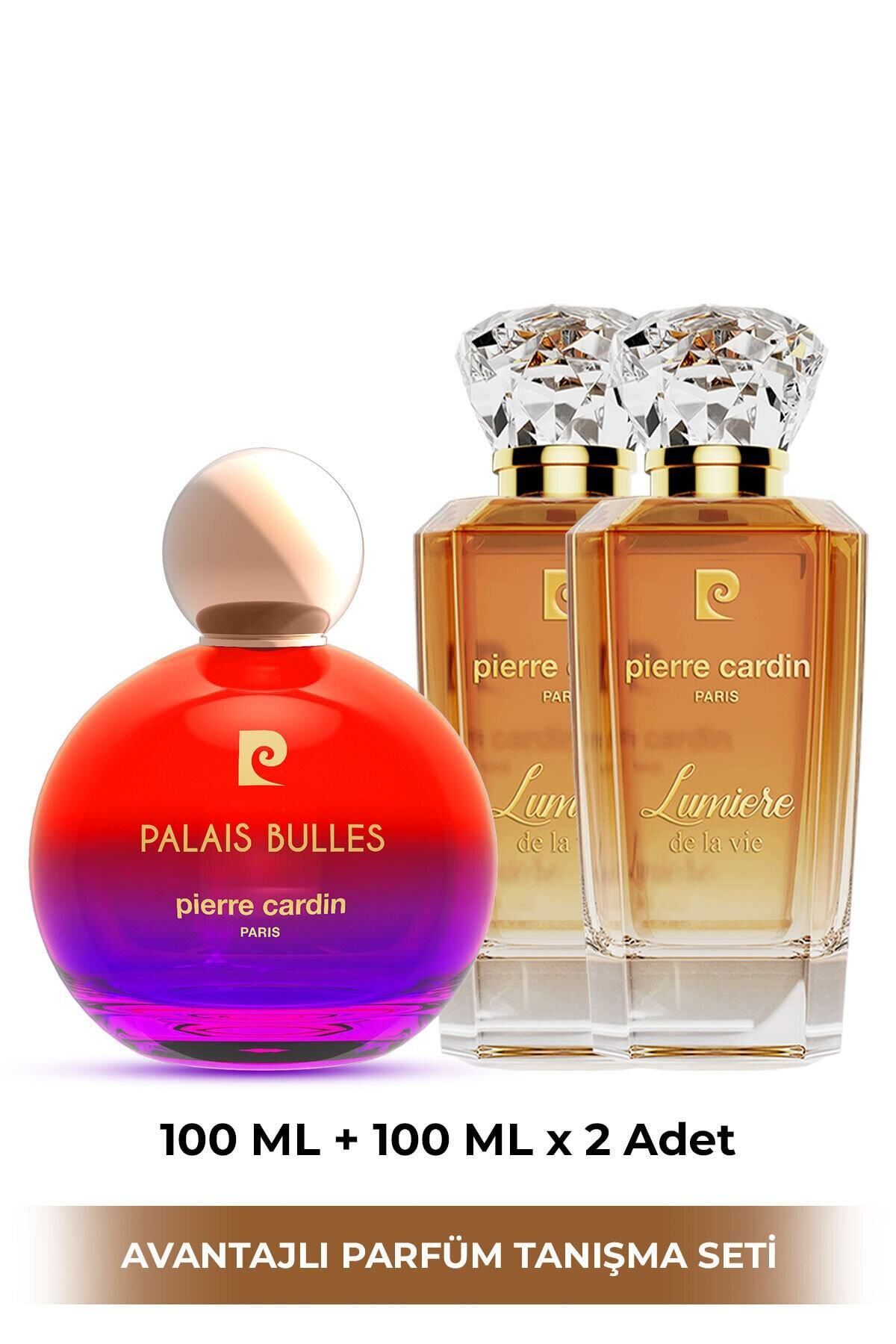 ست عطر زنانه ادوپرفیوم 100 میل و DE LA VIE ML 2 قطعه Pierre Cardin