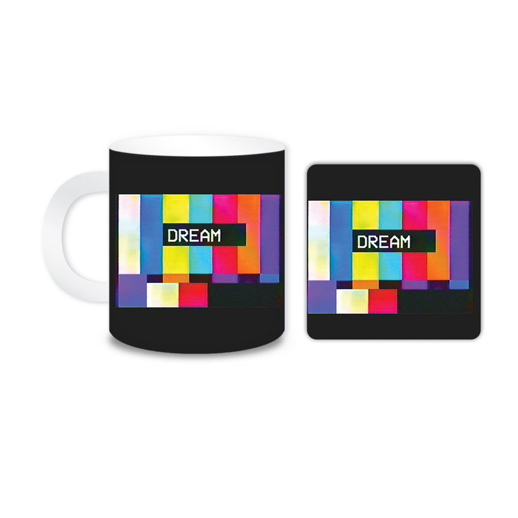 ماگ مدل رنگی کد 744 به همراه زیر لیوانی