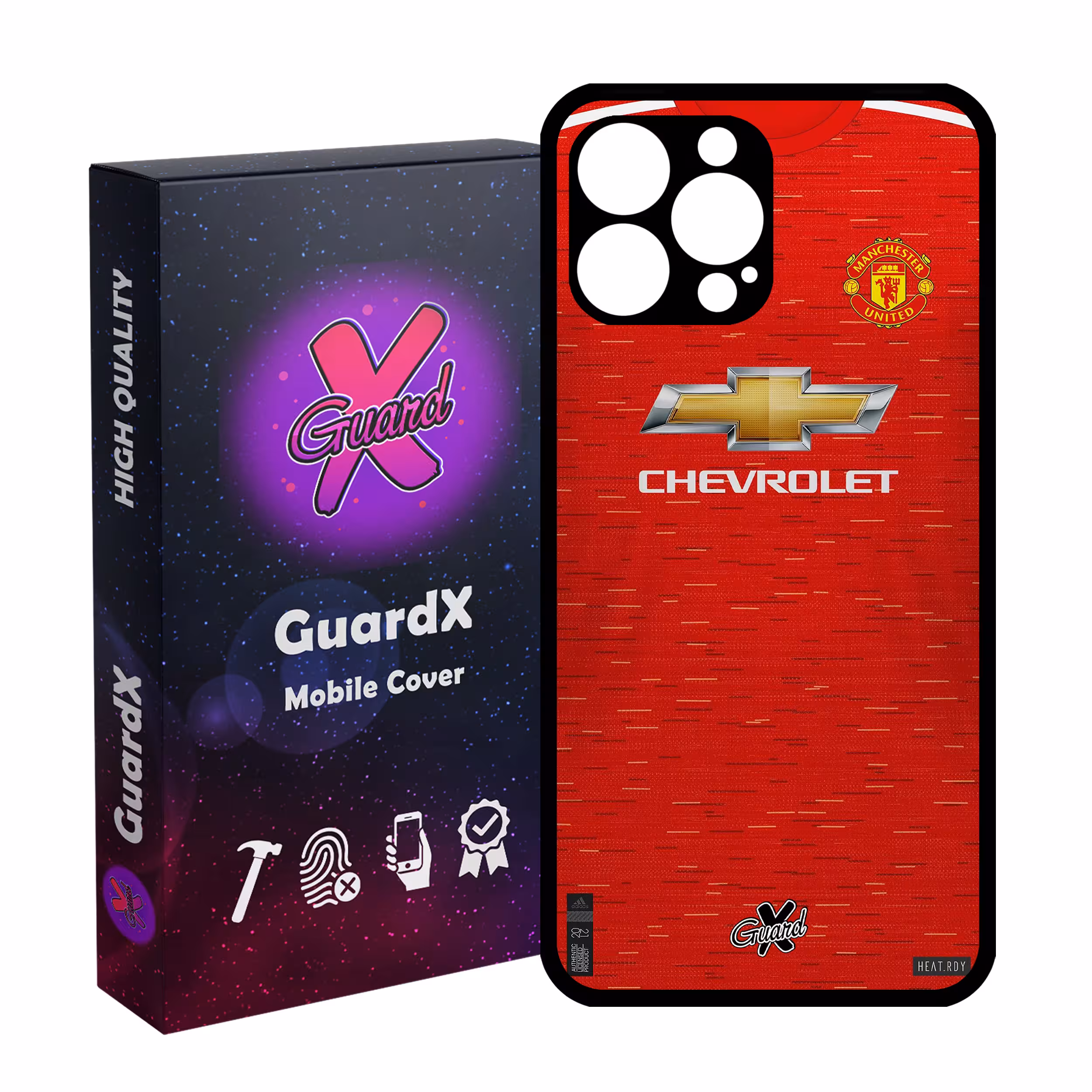 کاور گارد ایکس طرح Manchester United مدل Glass10248 مناسب برای گوشی موبایل اپل iPhone 13 Pro Max