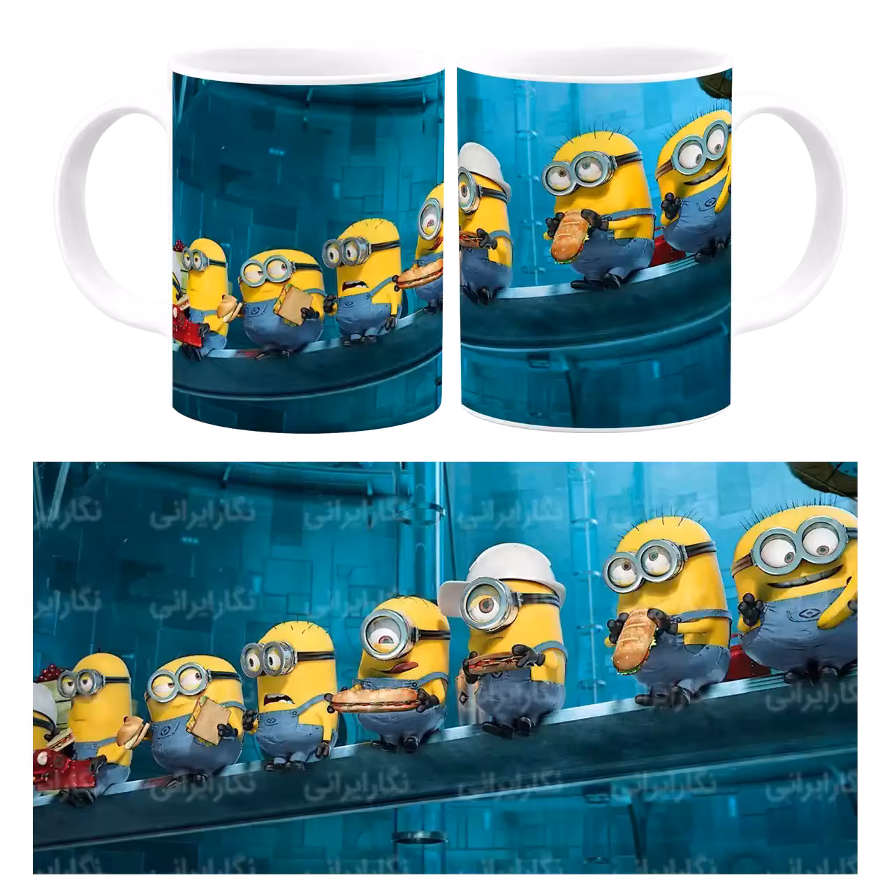 ماگ کارتون minions مدل F 9