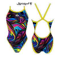 مايو شنا زنانه توربو مدل TURBO SWIMSUIT SWIMMING WOMEN PINK RIVER (REVOLUTION)