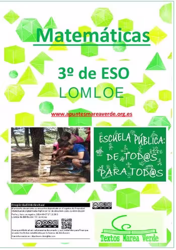 خرید و دانلود نسخه کامل کتاب Matemáticas 3º de ESO (LOMLOE)