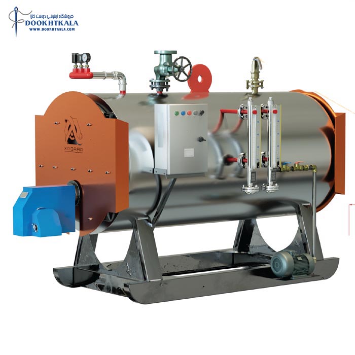 دیگ بخار 750 کیلوگرم عقب خشک آراداکس مدل AX-HSB075
