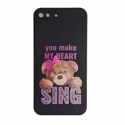 کاور مدل IMD طرح خرس کد 785 مناسب برای گوشی موبایل اپل iPhone 7 Plus / 8 Plus