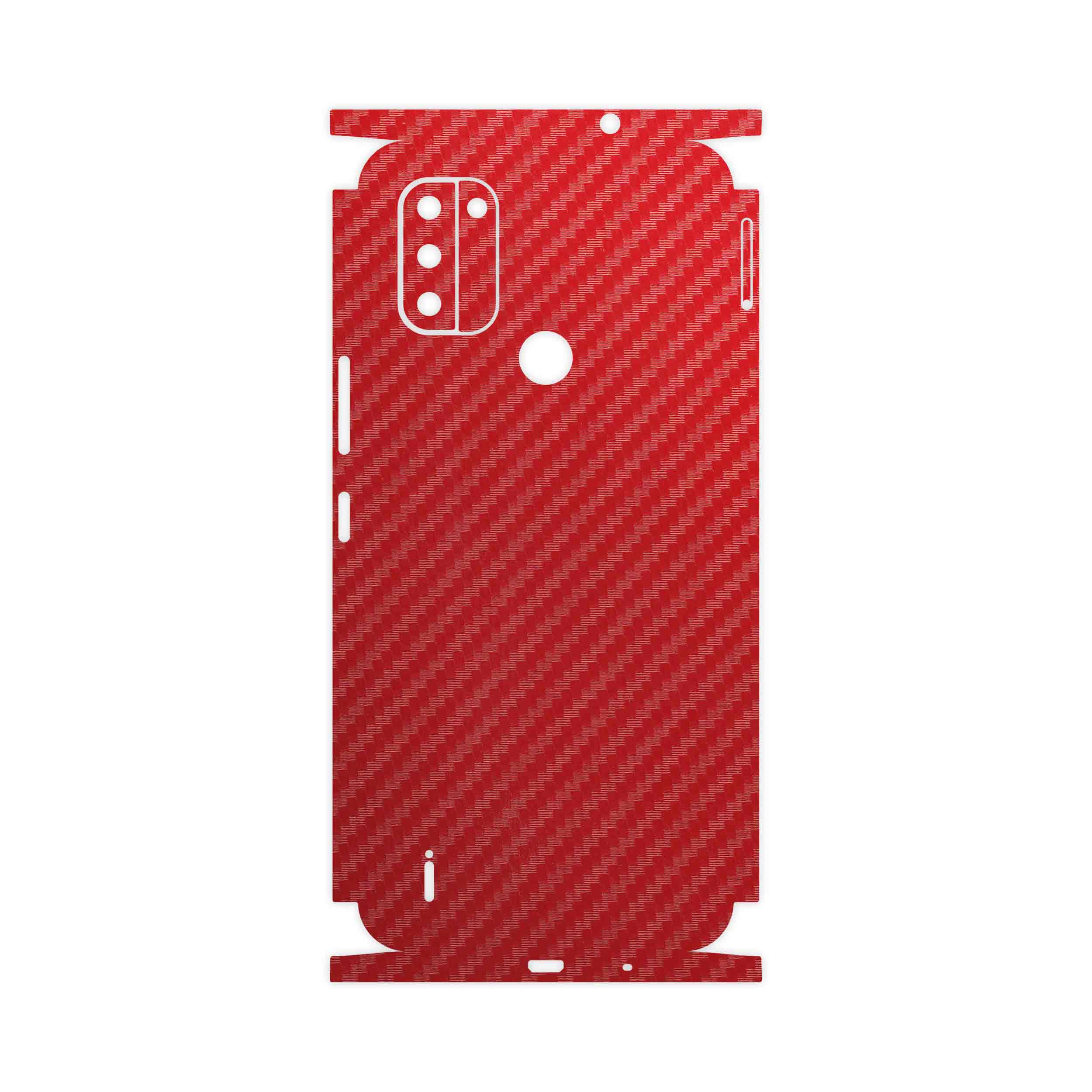 برچسب پوششی ماهوت مدل Red-Fiber-FullSkin مناسب برای گوشی موبایل نوکیا C31