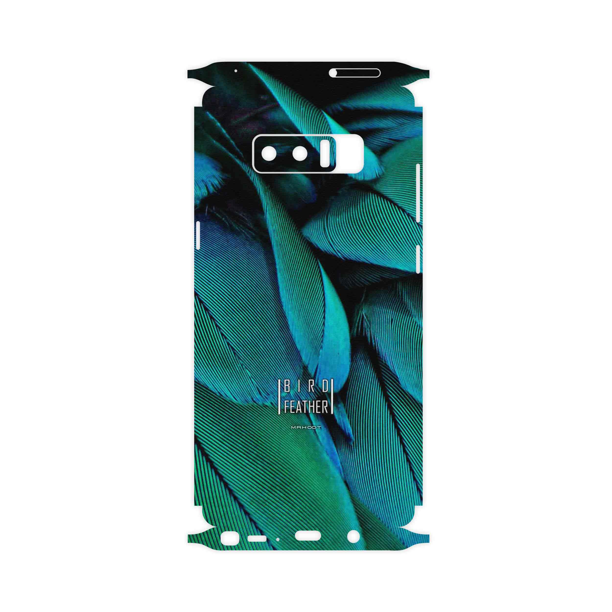 برچسب پوششی ماهوت مدل Green Feather-FullSkin مناسب برای گوشی موبایل سامسونگ Galaxy Note 8