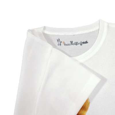 تی شرت آستین کوتاه بچگانه پرمانه طرح گارفیلد کد pmt.7687