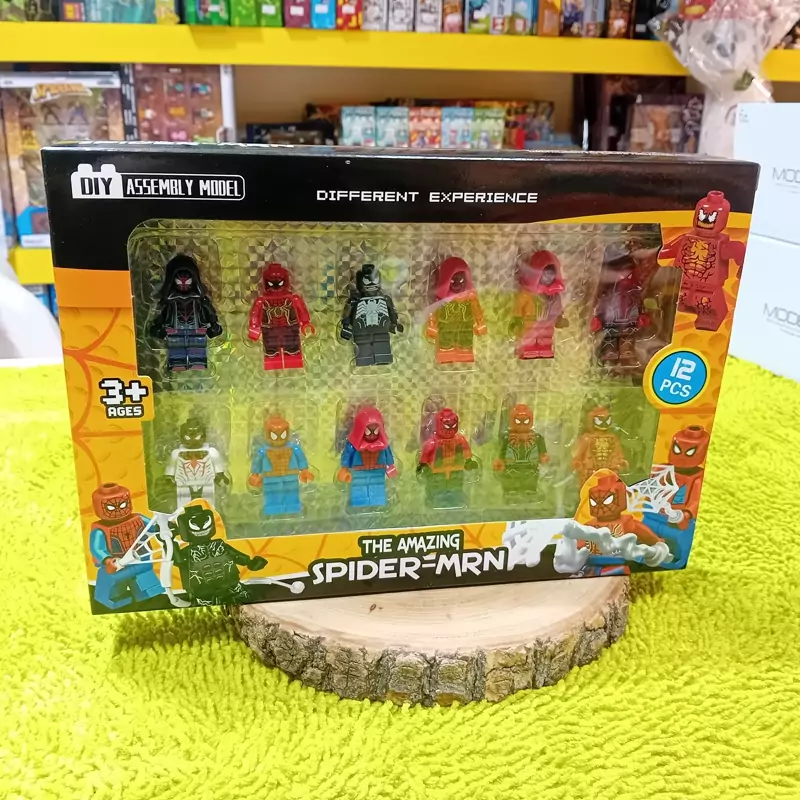 اسباب بازی لگو شخصیت مدل مرد عنکبوتی اسپایدرمن 12 عددی
