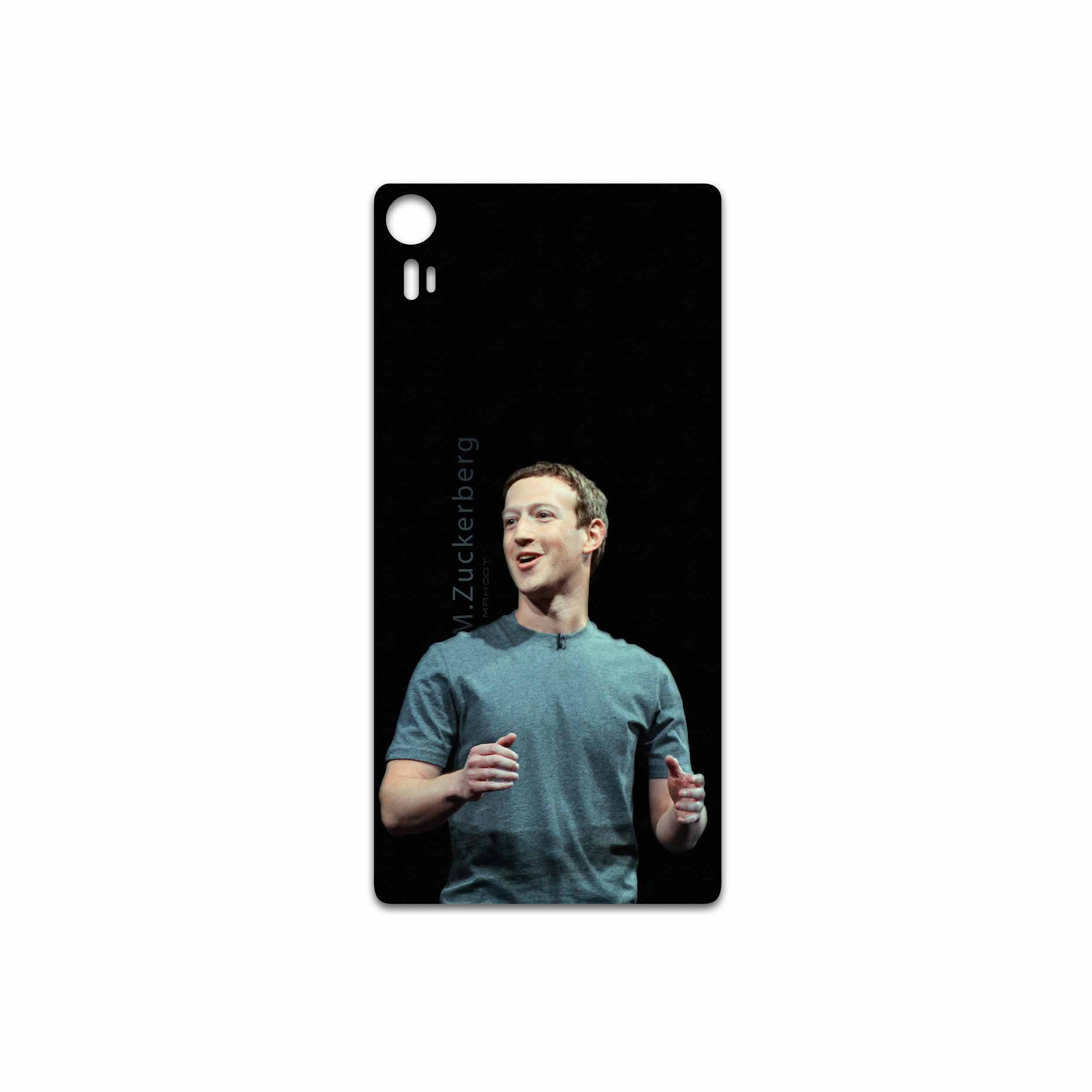 برچسب پوششی ماهوت مدل Mark Zuckerberg مناسب برای گوشی موبایل لنوو Vibe Shot
