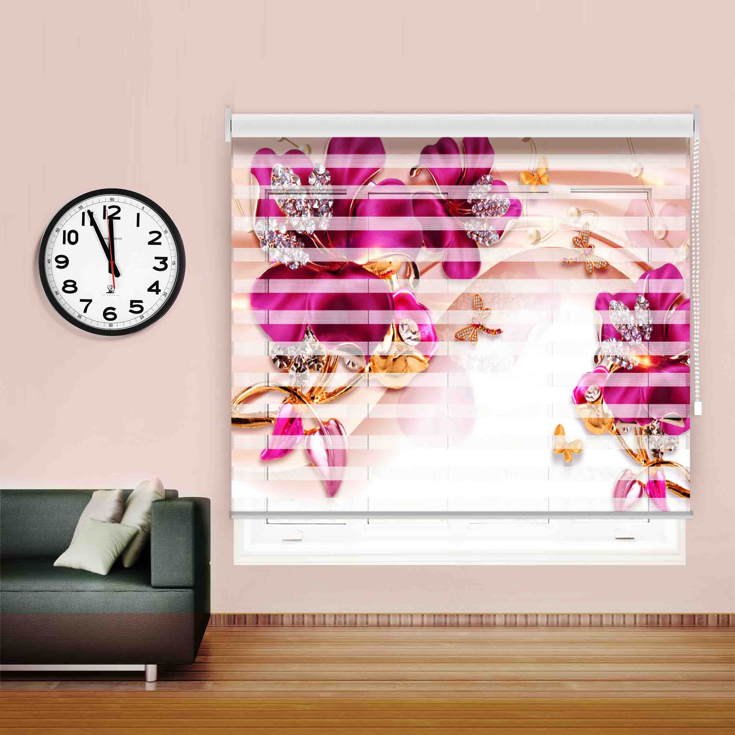 پرده زبرا مدل TD-3 سایز 180*150 سانتی متر