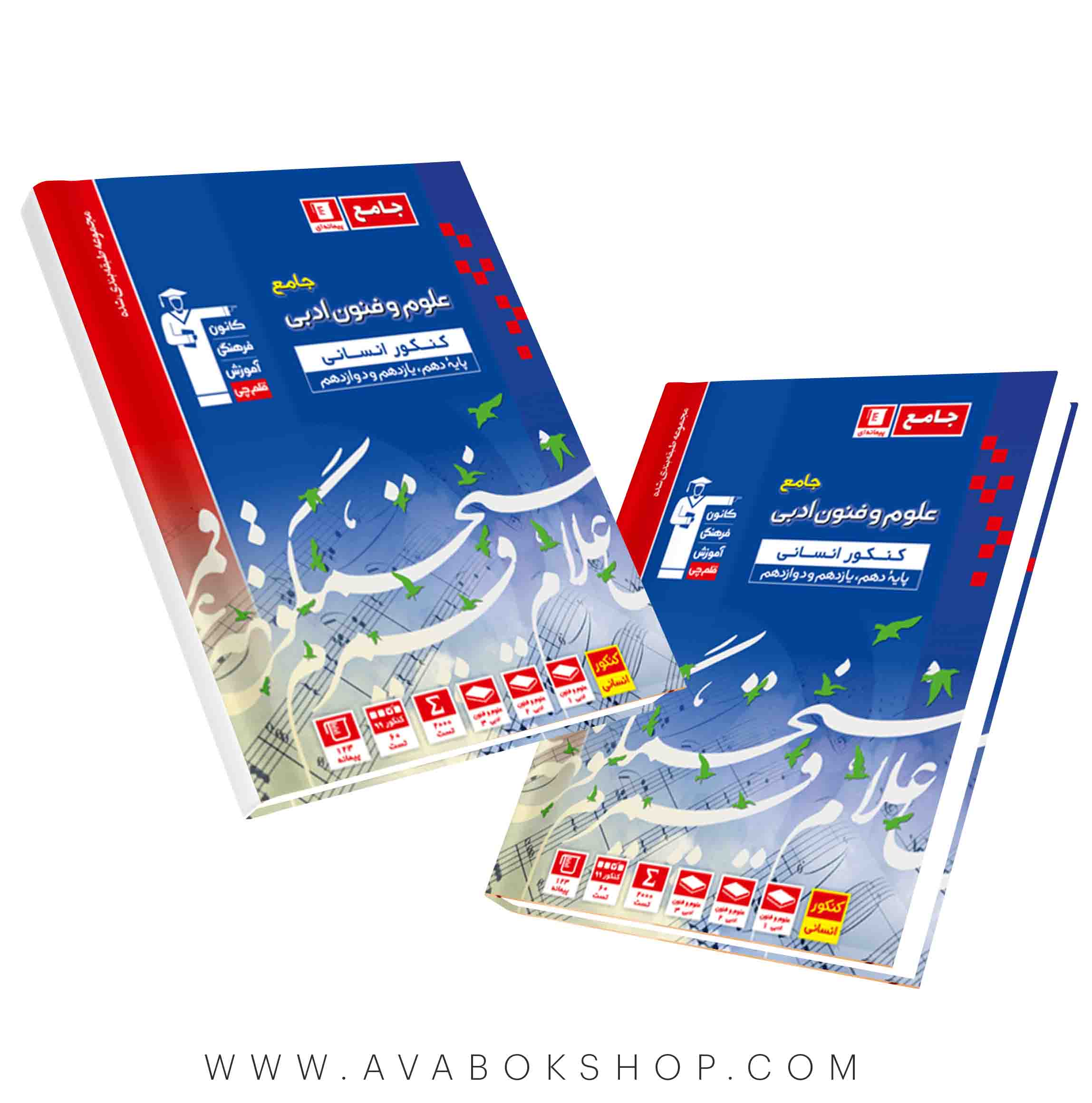 کتاب علوم و فنون ادبی جامع آبی قلم چی