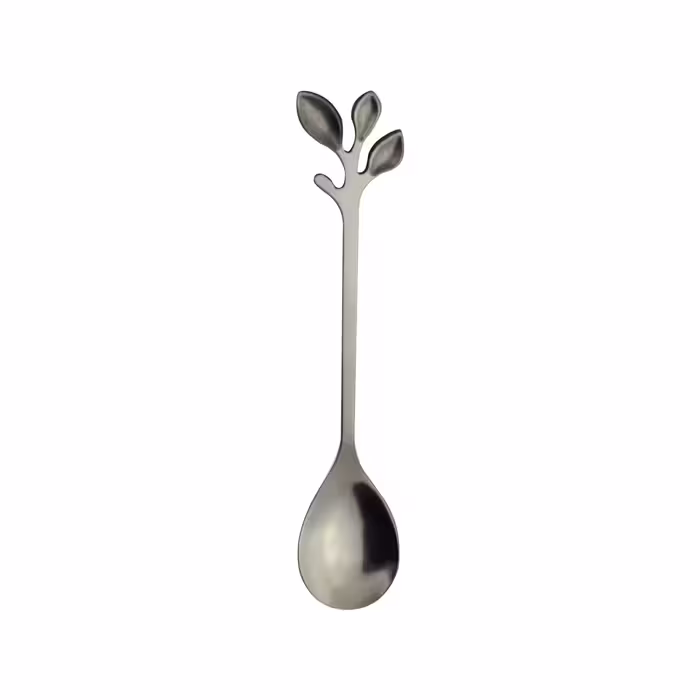 قاشق چای خوری مدل برگ کد 502 بسته 6 عددی