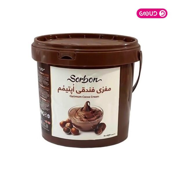 کرم کاکائو فندقی (نوتلا) اپتیمم سوربن 3 کیلویی