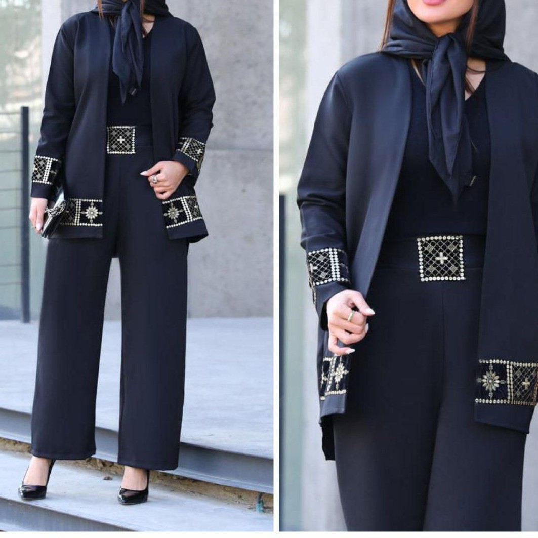 ست مانتو شلوار زنانه عیدانه 73