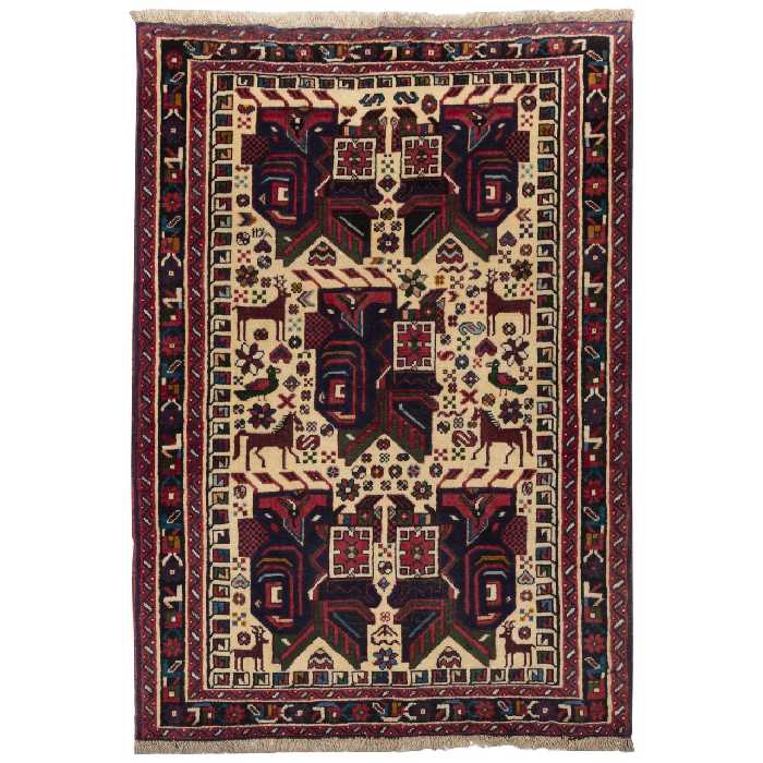 فرش قدیمی دستباف یک متری سی پرشیا کد 187237