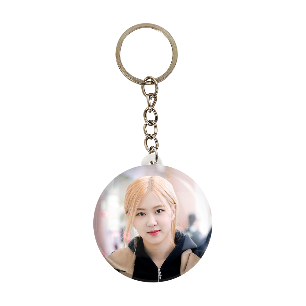 جاکلیدی خندالو مدل رزی بلک پینک کد 14440