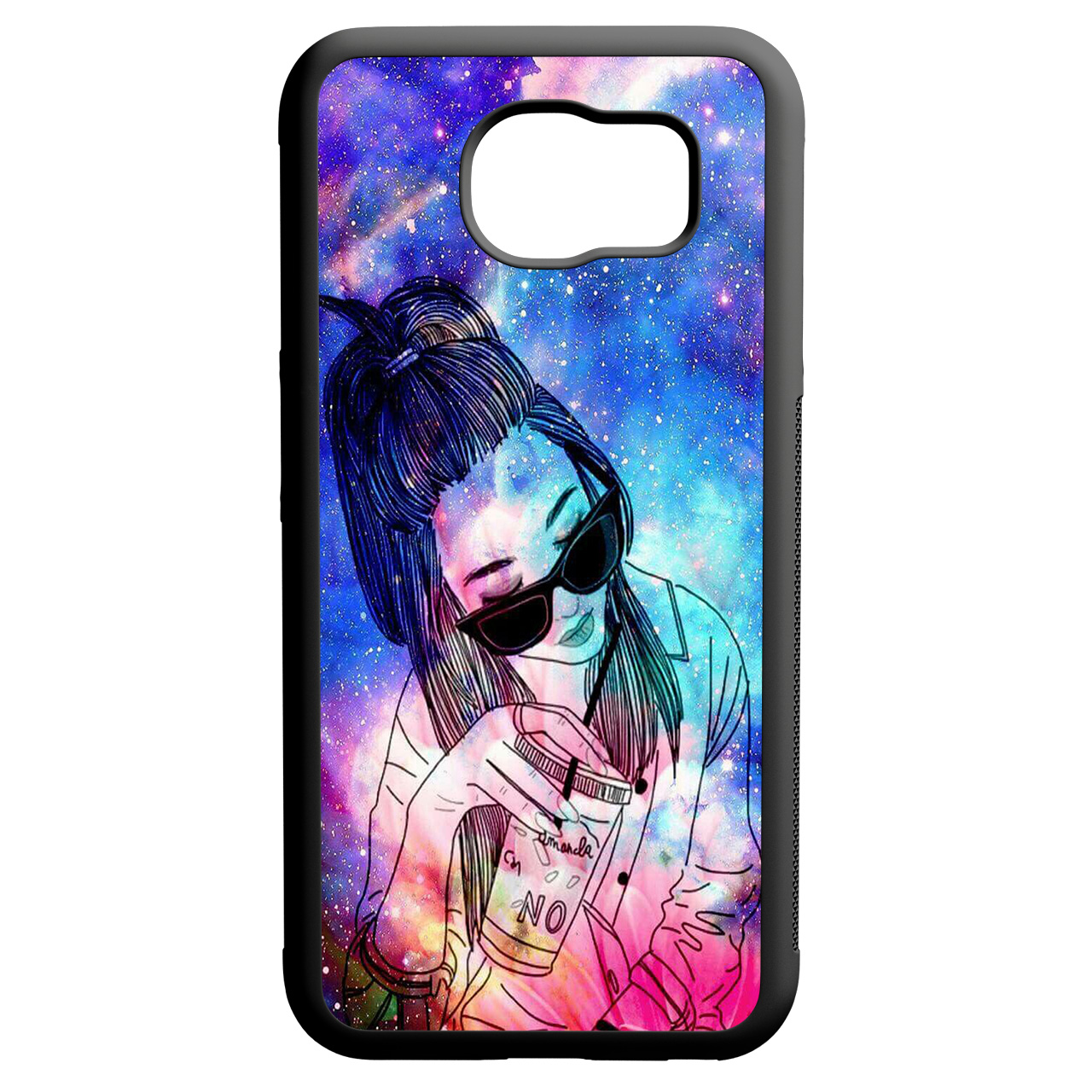 کاور طرح دخترانه کد 110127 مناسب برای گوشی موبایل سامسونگ galaxy s6