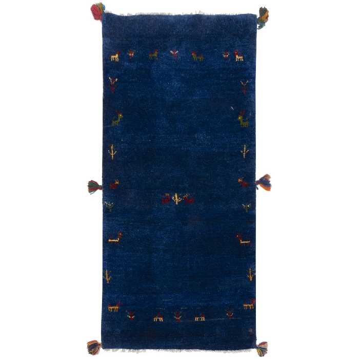 گبه دستباف کناره طول یک و نیم متر سی پرشیا کد 122484