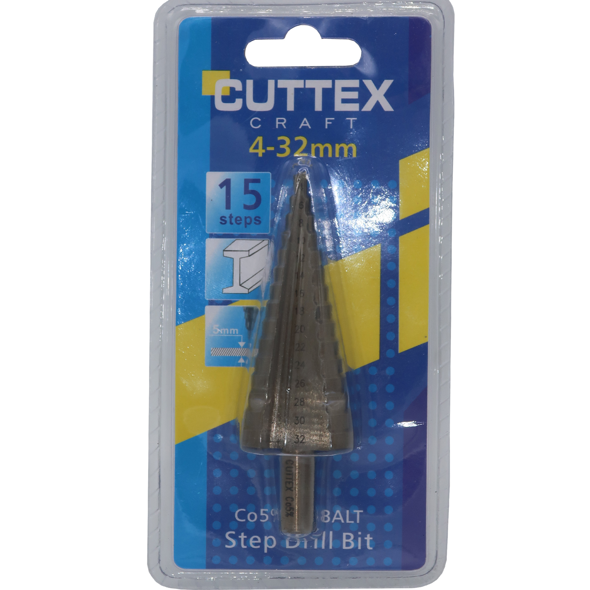 مته پله ای کاتکس کد 8848 سایز 32 میلی متر