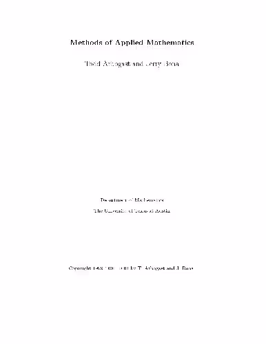 خرید و دانلود نسخه کامل کتاب Methods of applied mathematics