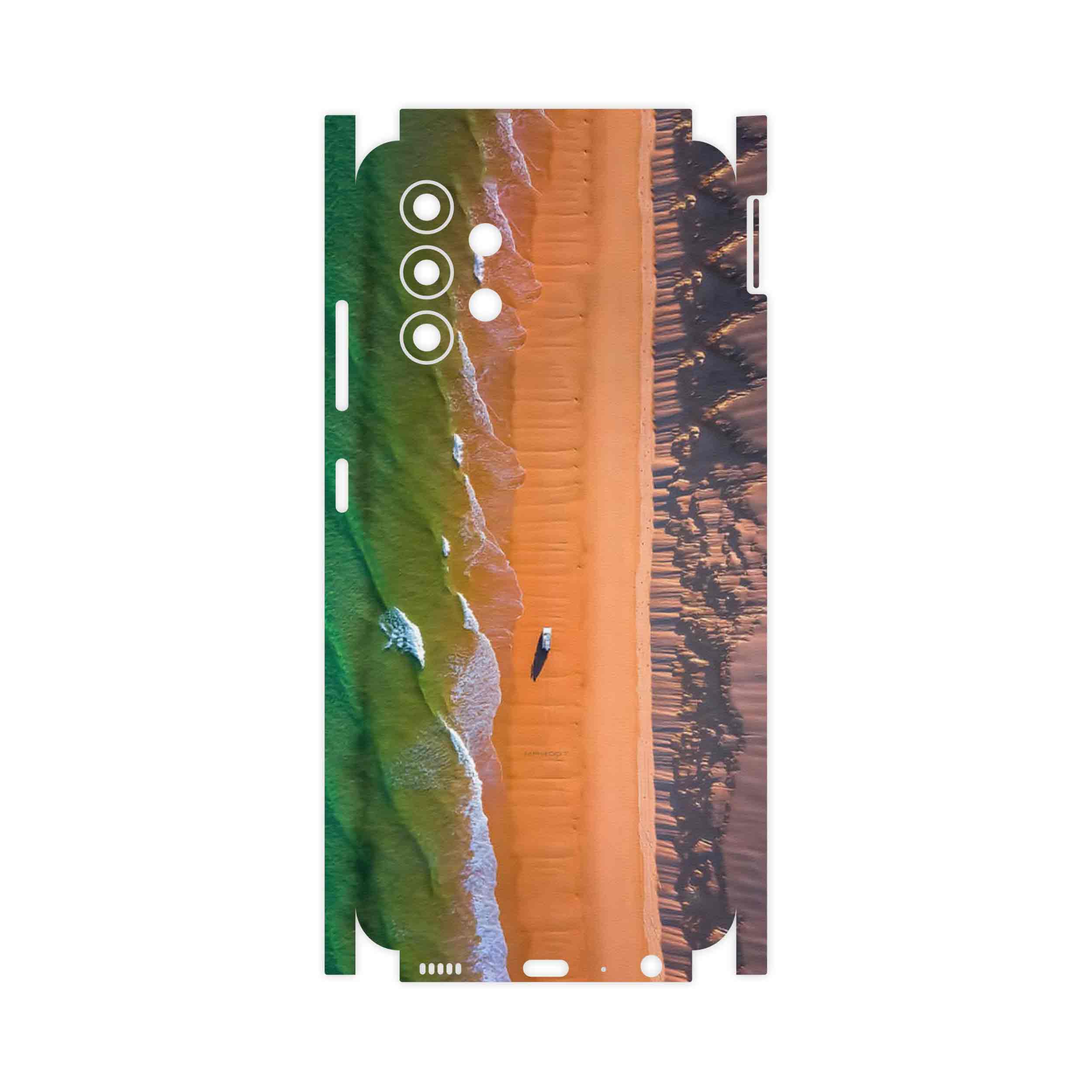 برچسب پوششی ماهوت مدل Beach and Green Sea-FullSkin مناسب برای گوشی موبایل سامسونگ Galaxy M32 5G