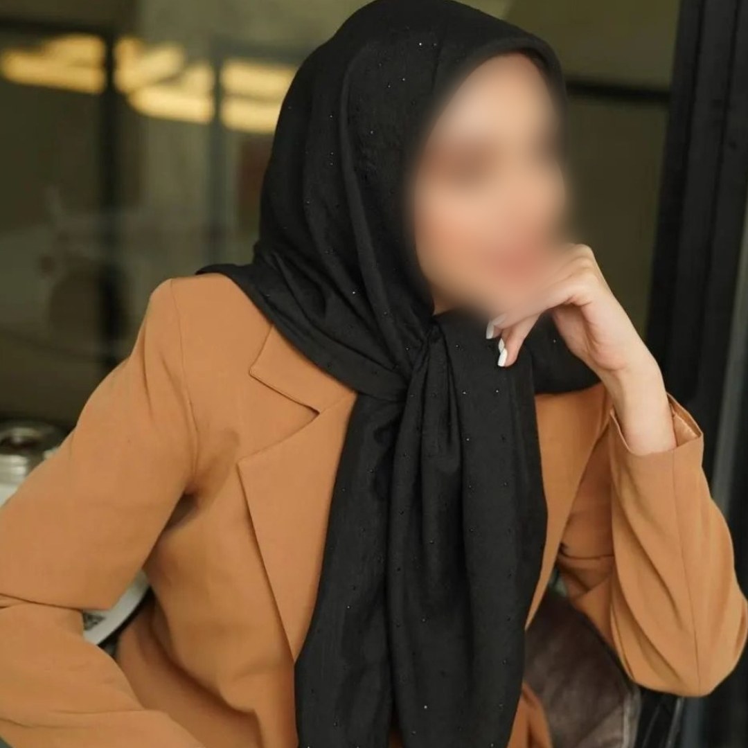 روسری مجلسی نگینی