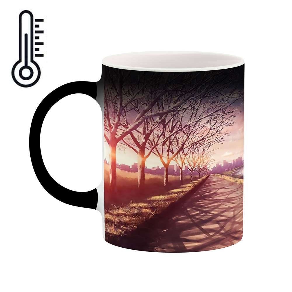 ماگ حرارتی طرح منظره انیمه  مدل mgph10031