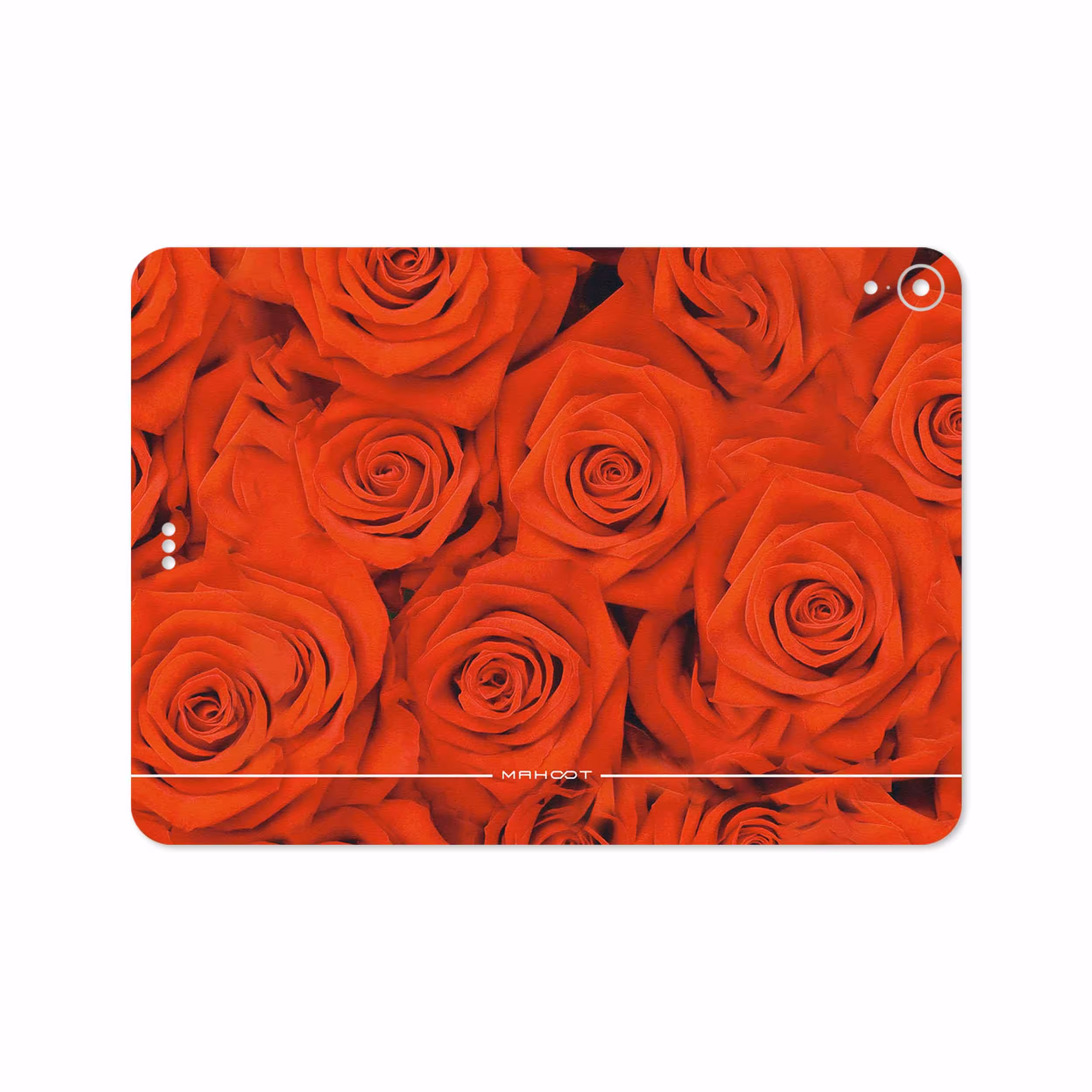 برچسب پوششی ماهوت مدل Red-Flower مناسب برای تبلت اپل iPad Pro 11 2018 A1979