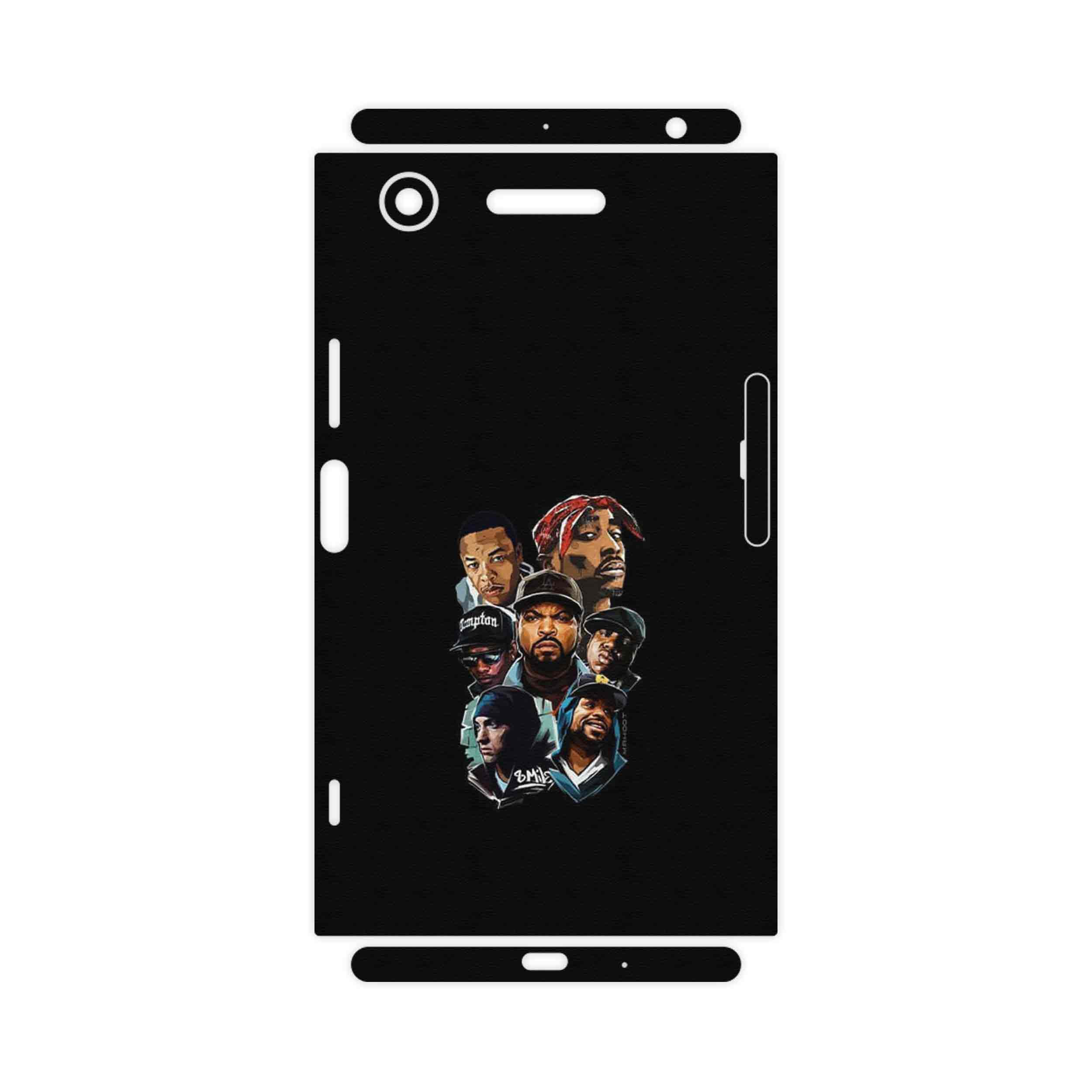 برچسب پوششی ماهوت مدل Great Rappers Digital Art-FullSkin مناسب برای گوشی موبایل سونی Xperia XZ1