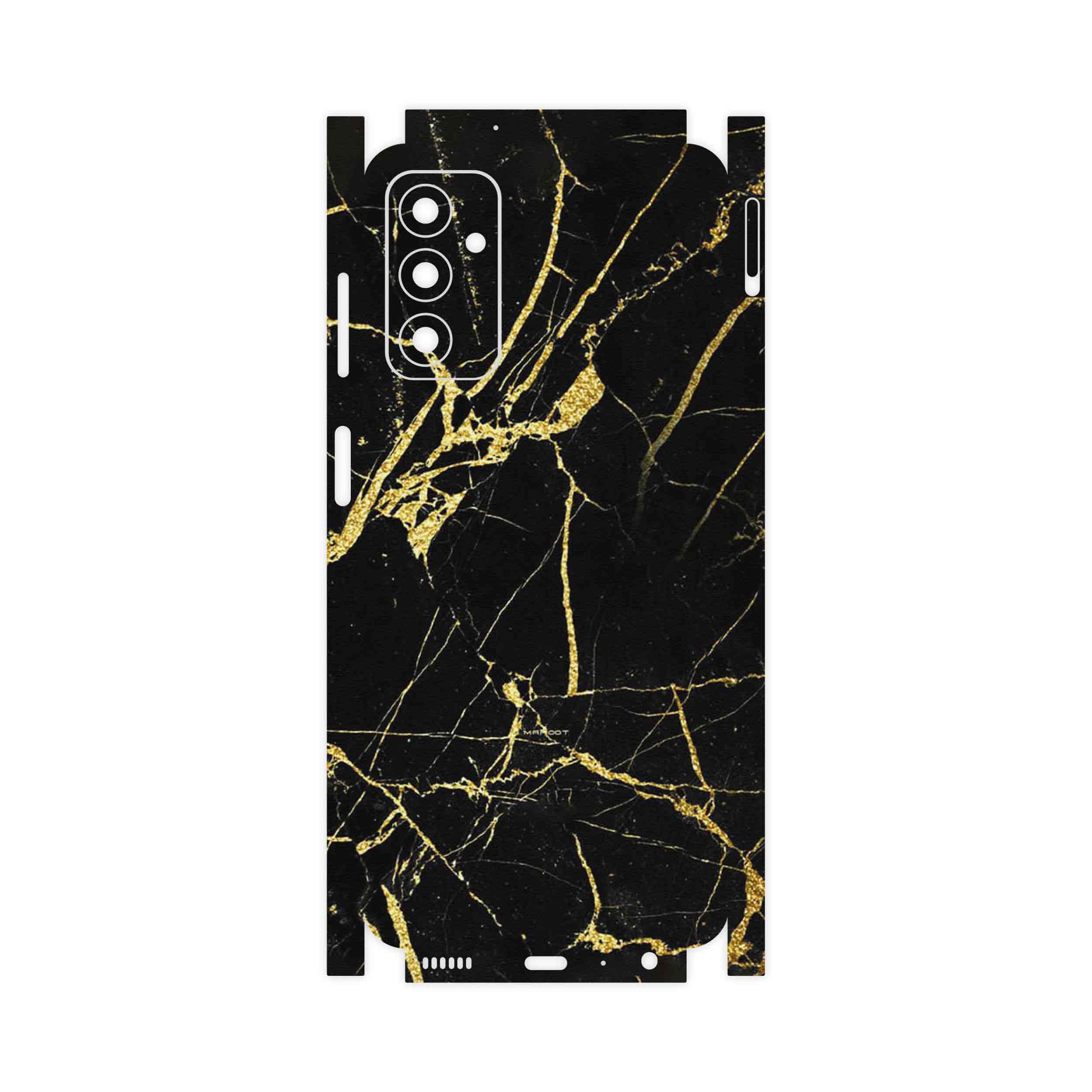 برچسب پوششی ماهوت مدل Graphite_Gold_Marble-FullSkin مناسب برای گوشی موبایل سامسونگ Galaxy F13