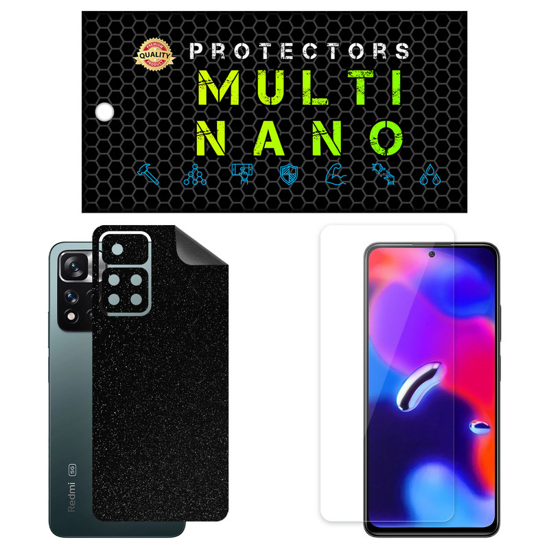 محافظ صفحه نمایش مولتی نانو مدل X-SFG مناسب برای گوشی موبایل شیائومی Redmi Note 11 Pro China به همراه برچسب پوششی | کالا برتری