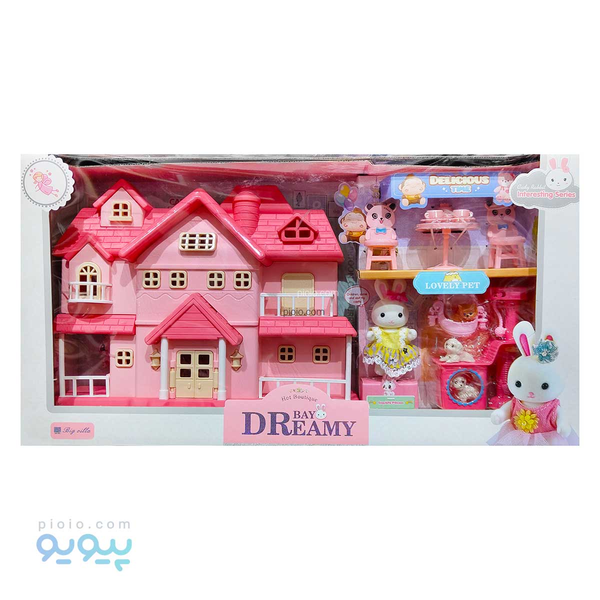 اسباب بازی ویلا خرگوش مدل dreamybayآیتم6679 تک و عمده