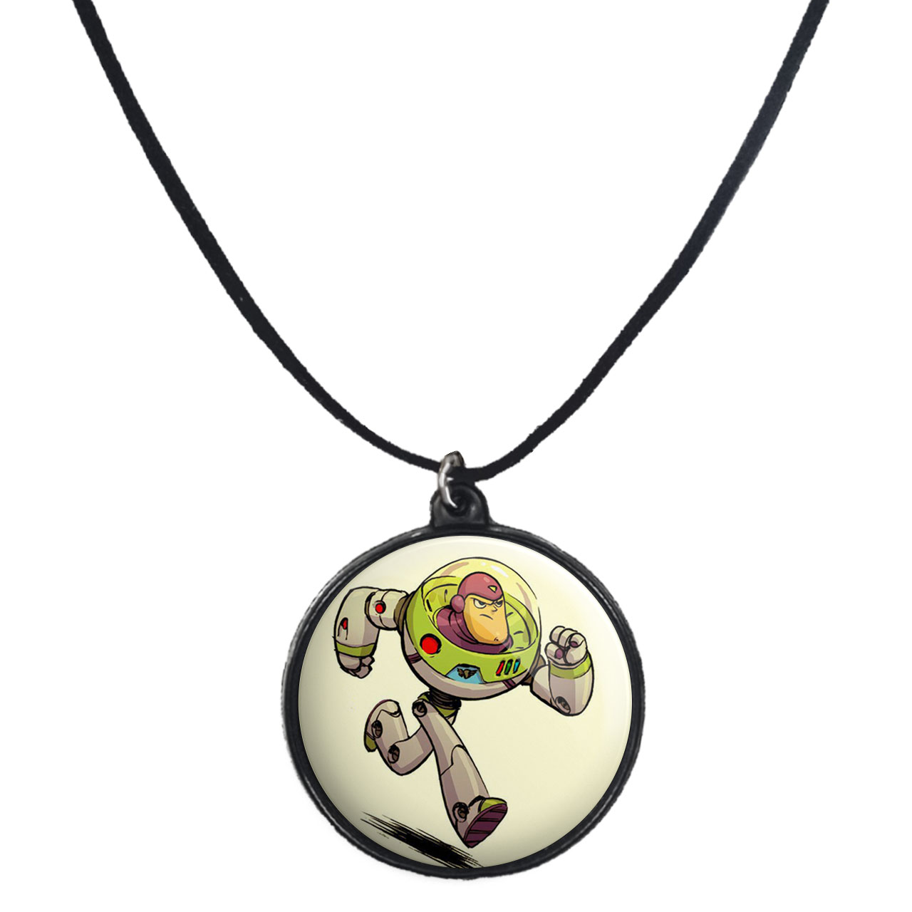 گردنبند پرمانه طرح buzz lightyear کد pmb26387 مدل دو طرفه