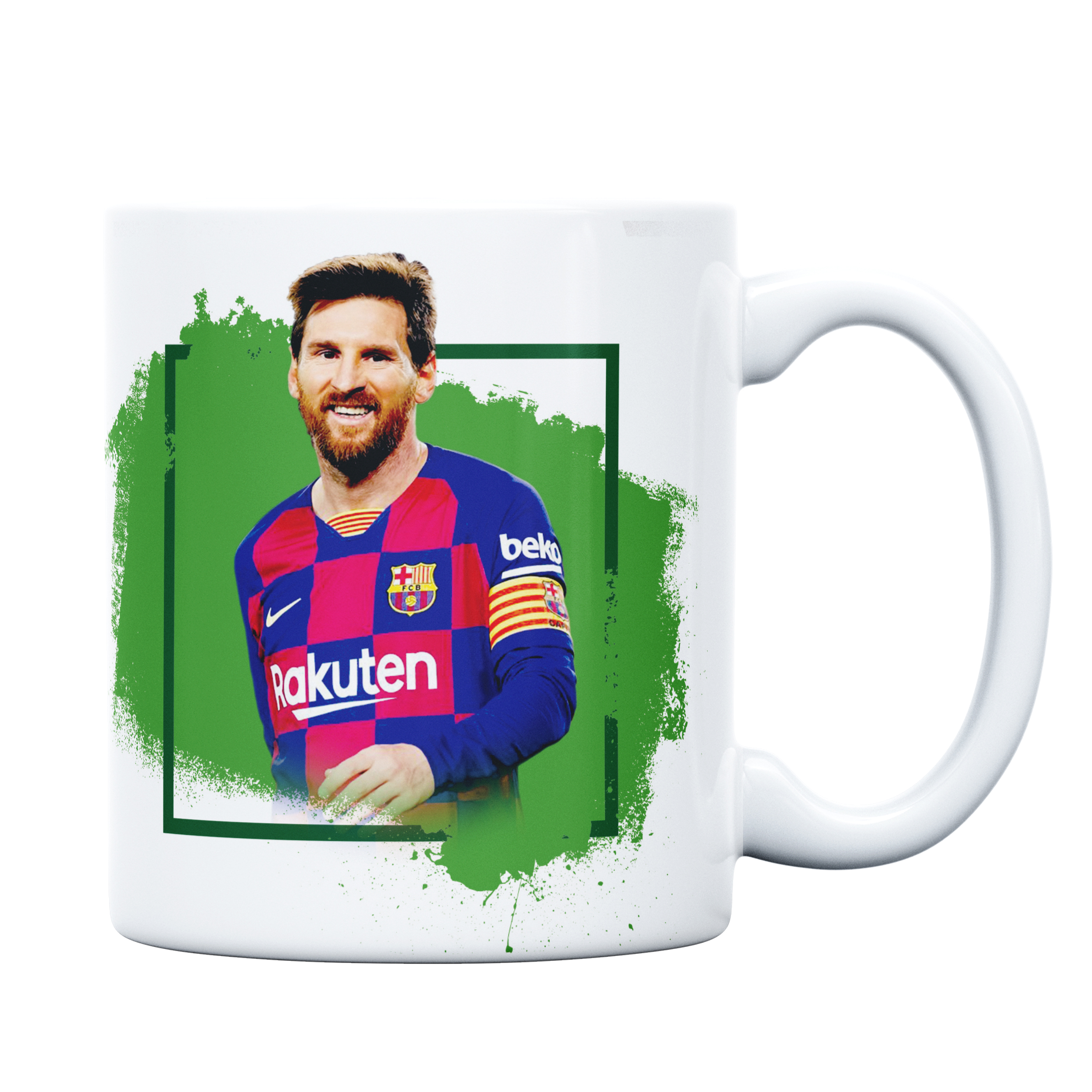 ماگ طرح مسی بارسلونا مدل V 001