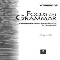 Focus on Grammar  روی گرامر تمرکز کن